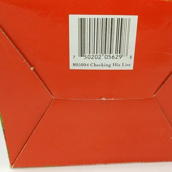 Clothtique Possible Dreams Santa #805004 Checking His List Christmas 95-96 - Picture 15 of 15